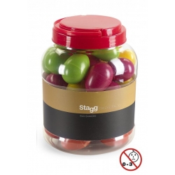STAGG PLASTIC EGG SHAKER BOX/40PCS