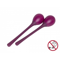 STAGG 2PC EGG MARACAS L/50g/MAGENTA