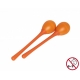 STAGG 2PC EGG MARACAS L/40g/ORANGE