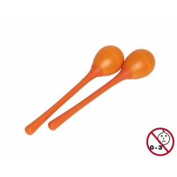 STAGG 2PC EGG MARACAS L/40g/ORANGE