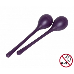 STAGG 2PC EGG MARACAS L/25g/VIOLET