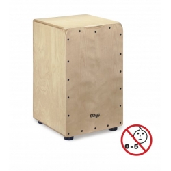 STAGG CAJON NATUREL AVEC HOUSSE NOIR