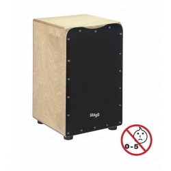 STAGG CAJON NOIR AVEC HOUSSE NOIR