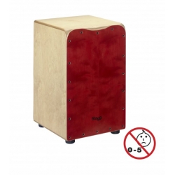 STAGG CAJON ROUGE AVEC HOUSSE NOIR