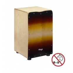 STAGG CAJON SUNBURST AVEC HOUSSE NR