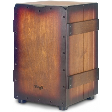 STAGG CAJON CAISSE SUNBST BRUN