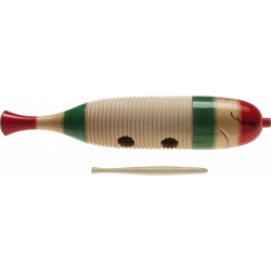 STAGG GUIRO BOIS EN POISSON, GRAND