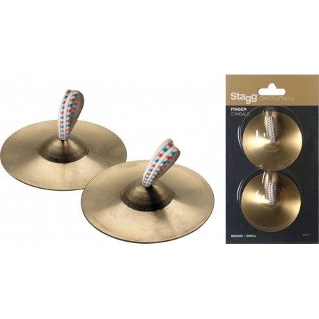 STAGG CROTALES BRONZE/1 PAIRE/7CM
