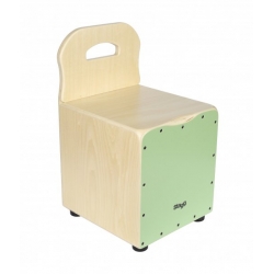 STAGG CAJON ENFANT VERT AVEC DOSSIER