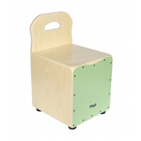 STAGG CAJON ENFANT VERT AVEC DOSSIER