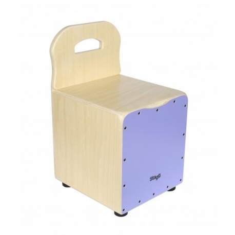 STAGG CAJON ENFANT MAUVE A/DOSSIER