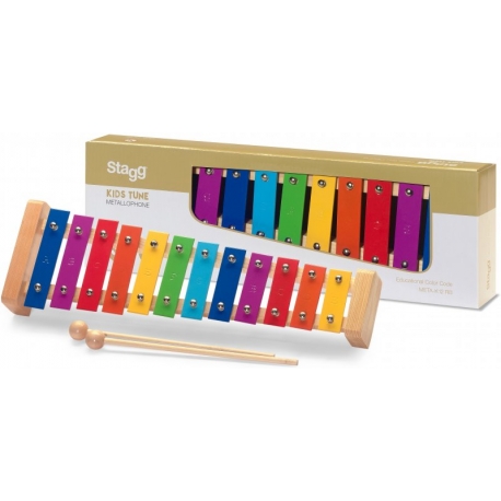 STAGG METALLOPHONE 12 RAINBOW KEYS