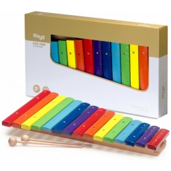 STAGG XYLOPHONE 15KEYS RAINBOW COLOR