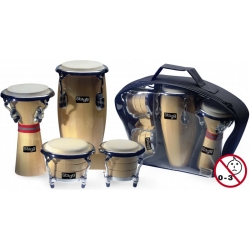 STAGG MINI BONGO,CONGA & DJEMBE SET
