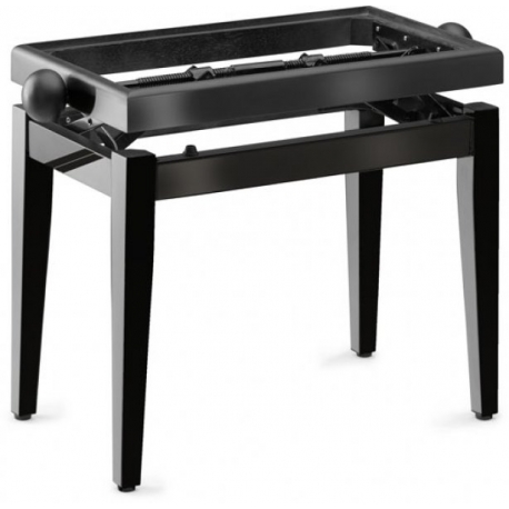 STAGG BANQUETTE PIANO NOIR, BRILLANT