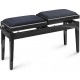 STAGG BANQUETTE DOUBL.NOIR VEL.NOIR