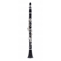 STAGG Bb BHM CLARINET,17KEY,BAK,SILV