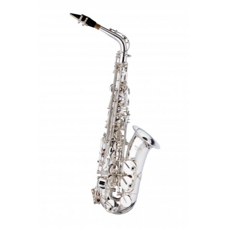 STAGG SAX ALTO MIb,FAsharpAIGU ARGENT+SC