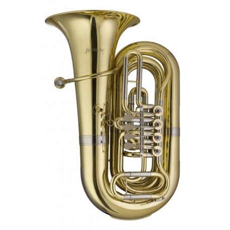 STAGG TUBA Sib,4PALT,H 80CM+SOFTCASE