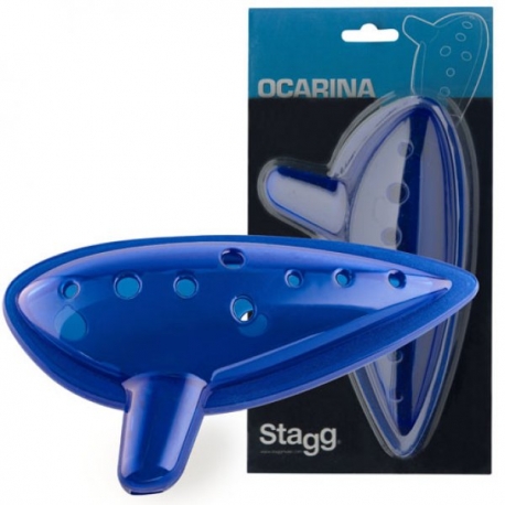 STAGG OCARINA PLASTIQUE - BLEU