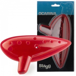 STAGG OCARINA PLASTIQUE - ROUGE