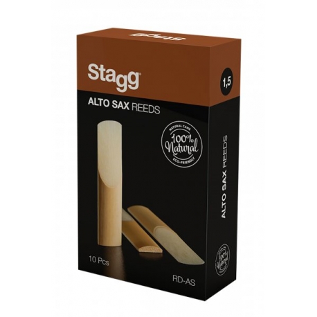 STAGG 10PCxALTO SAX REEDS 1,5