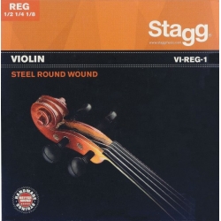 STAGG JEU CRD.VIOL/STEEL/REG-1/2/4/8