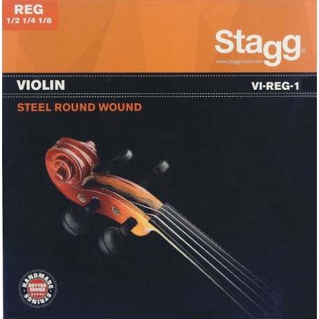 STAGG JEU CRD.VIOL/STEEL/REG-1/2/4/8