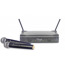 STAGG SYST UHF 2xMICROS 863.8-864.5