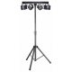 STAGG EU 2PAR2DERBY LIGHT SET TRIPOD