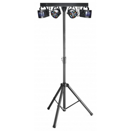 STAGG EU 2PAR2DERBY LIGHT SET TRIPOD