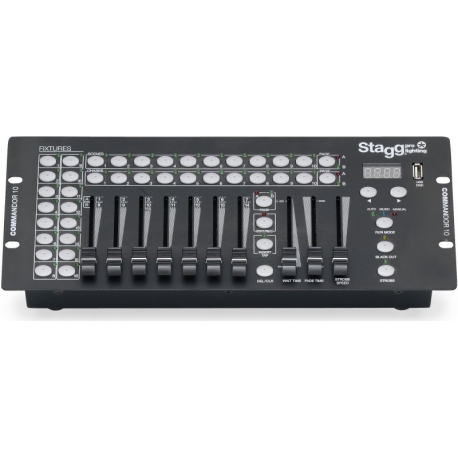 STAGG EU 10-CANX CONSOLE LUMIERE DMX