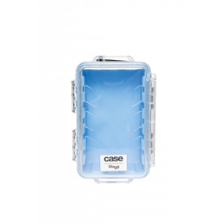 STAGG 16x10x7cm GLASS FIB.TRSP CASE