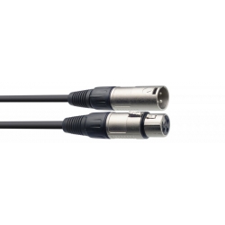 STAGG 60CM CABLE MICRO XLRf-XLRm