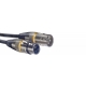 STAGG 3M CABLE MICRO XLRf-XLRm/JAUNE