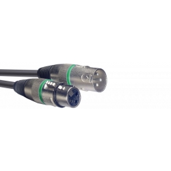 STAGG 10M CABL.MICRO XLRf-XLRm/VERT