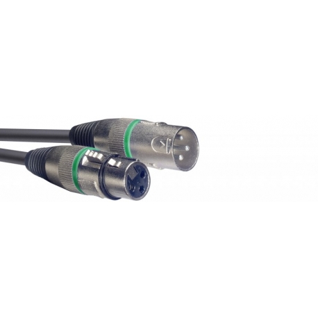 STAGG 10M CABL.MICRO XLRf-XLRm/VERT