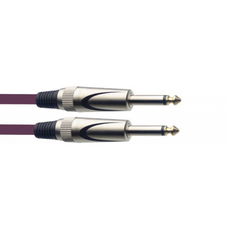 STAGG 6M VIOLET CBL GUIT/INSTRUMT-DL