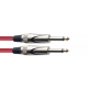 STAGG 6M ROUGE CBL GUIT/INSTRUMT-DLX