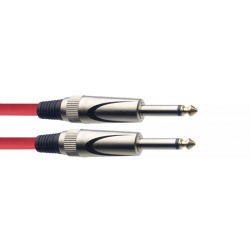 STAGG 6M ROUGE CBL GUIT/INSTRUMT-DLX