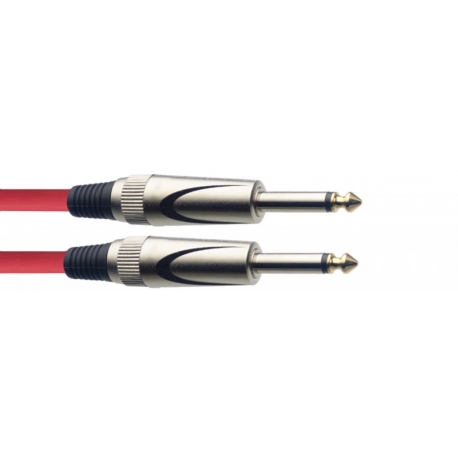 STAGG 6M ROUGE CBL GUIT/INSTRUMT-DLX