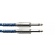 STAGG 6M CABLE INSTR.VINTWEED-BLEU