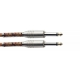 STAGG 6M CABLE INSTR.VINTWEED-ORANGE