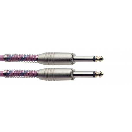 STAGG 6M CABLE INSTR.VINTWEED-ROSE