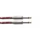 STAGG 6M CABLE INSTR.VINTWEED-ROUGE