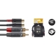 STAGG 2M CABLE BRETELLE RCAm-RCAf DL