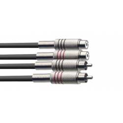 STAGG 1M CABLE BRETELLE RCAm-RCAf