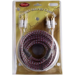 STAGG 2xRCA MALE/2xRCA MALE - 6M