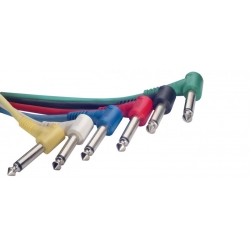 STAGG 6P-15CM CBL PATCH JCK COUDE ML