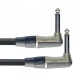 STAGG 60CM CABLE PATCH JCK COUDE DLX